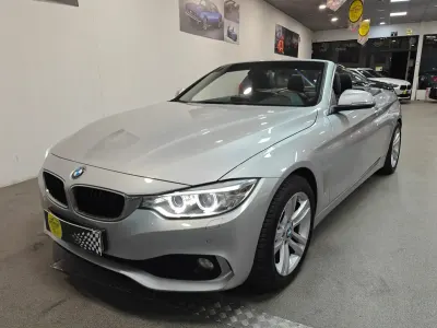 Usado BMW 420 Cabriolet 184 CV (135 kW) 2014 Gris / plata Descapotable