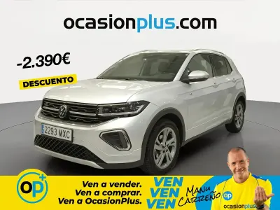 Usado VW T-Cross R-line 150 CV (110 kW) 2024 Gris SUV