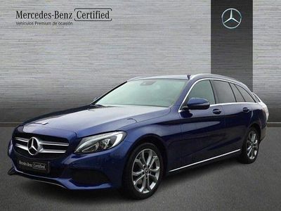 Usado Mercedes C220 Avantgarde 170 CV (125 kW) 2017 Azul Familiar