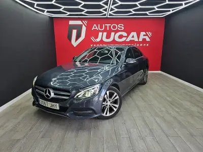 Usado Mercedes C220 Avantgarde 170 CV (125 kW) 2015 Azul Berlina