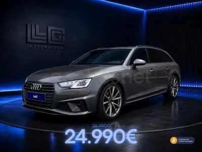 Usado Audi A4 S-Line 190 CV (139 kW) 2019 Gris / plata Familiar