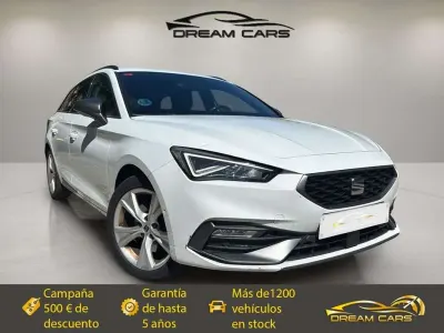 Usado Seat Leon ST FR 150 CV (110 kW) 2021 Blanco Familiar