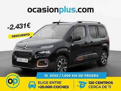 Usado Citroën Berlingo Shine 130 CV (95 kW) 2020 Negro Monovolumen