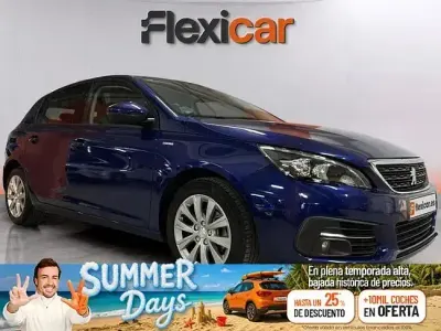 Usado Peugeot 308 Style 110 CV (80 kW) 2019 Azul Berlina