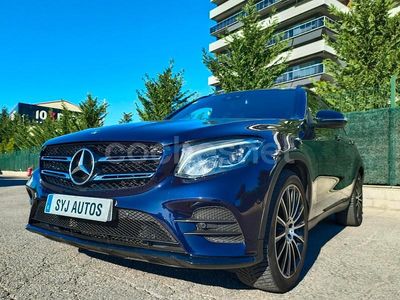 Usado Mercedes GLC250 AMG line 211 CV (155 kW) 2018 Azul SUV