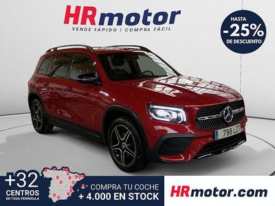 Usado Mercedes GLB200 AMG line 150 CV (110 kW) 2022 Rojo SUV