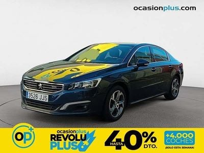Usado Peugeot 508 Allure 181 CV (133 kW) 2015 Azul Berlina