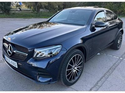 Azul Usado 2018 Mercedes GLC220 Coupe | 37.900 € (Precio justo)