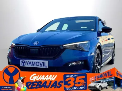 Usado Skoda Scala Monte Carlo 150 CV (110 kW) 2023 Azul Utilitario