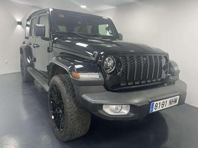 Usado Jeep Wrangler Unlimited Sahara 381 CV (280 kW) 2023 Negro SUV
