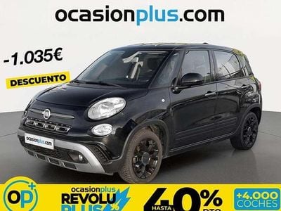 Usado Fiat 500L Cross 95 CV (69 kW) 2021 Negro Monovolumen