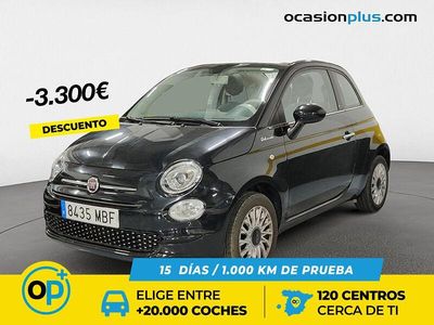 Negro Usado 2022 Fiat 500 Dolcevita Descapotable | 10.890 € (Precio justo)