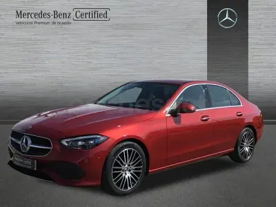Usado Mercedes C220 200 CV (147 kW) 2023 Rojo Berlina