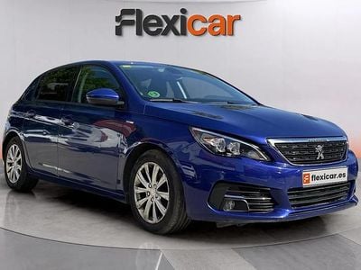 Usado Peugeot 308 Style 131 CV (96 kW) 2020 Azul Utilitario