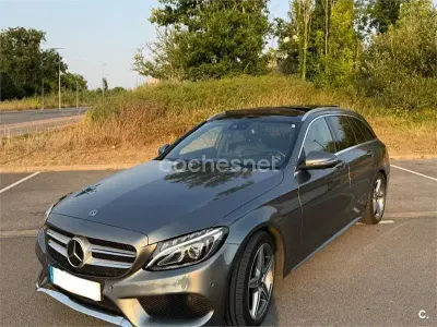 Usado Mercedes C220 170 CV (125 kW) 2018 Gris / plata Familiar