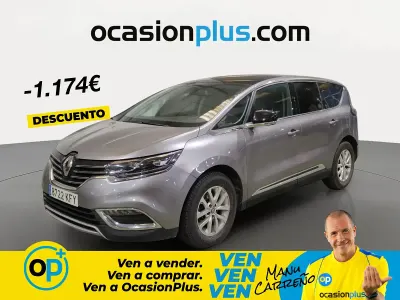 Usado Renault Espace Life 130 CV (95 kW) 2017 Gris Monovolumen