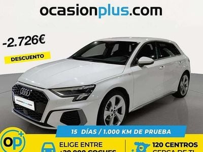 Usado Audi A3 Sportback S-Line 150 CV (110 kW) 2023 Blanco Utilitario
