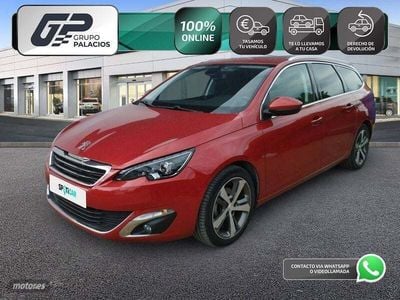 Rojo Usado 2017 Peugeot 308 Allure Familiar | 8995 € (Precio justo)