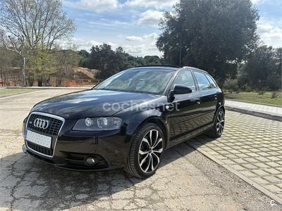 Usado Audi A3 Ambition 200 CV (147 kW) 2008 Negro Utilitario