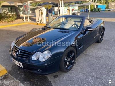 Usado Mercedes SL350 245 CV (180 kW) 2003 Azul Descapotable