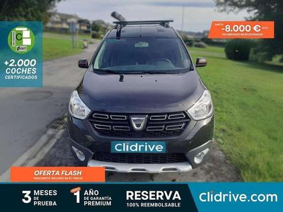 Usado Dacia Dokker Essentiel 131 CV (96 kW) 2019 Negro Monovolumen