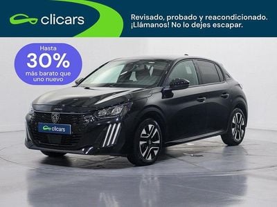 Usado Peugeot 208 Allure 100 CV (73 kW) 2025 Negro Utilitario