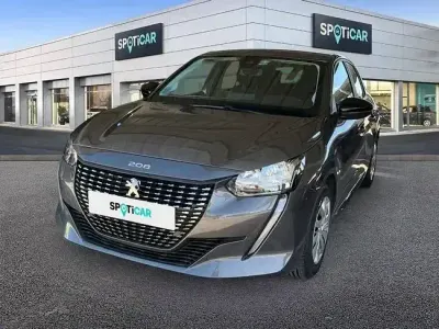 Usado Peugeot 208 Active 100 CV (73 kW) 2020 Gris Utilitario