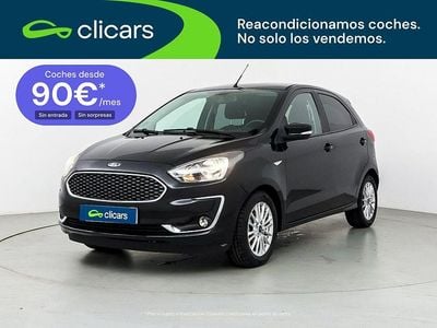 Usado Ford Ka Ultimate 85 CV (62 kW) 2019 Negro Berlina