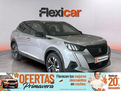 Usado Peugeot 2008 GT 130 CV (95 kW) 2021 Gris SUV