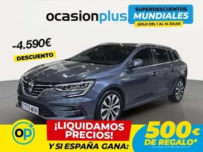 Usado Renault Mégane GrandTour Techno 140 CV (102 kW) 2023 Gris Familiar