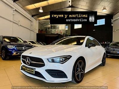 Usado Mercedes CLA200 150 CV (110 kW) 2020 Blanco Coupe