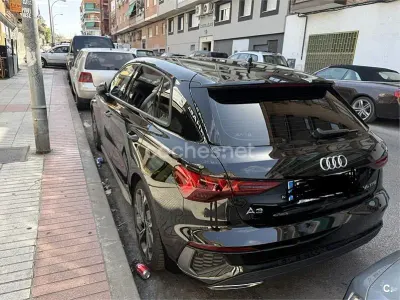 Usado Audi A3 150 CV (110 kW) 2022 Negro Berlina