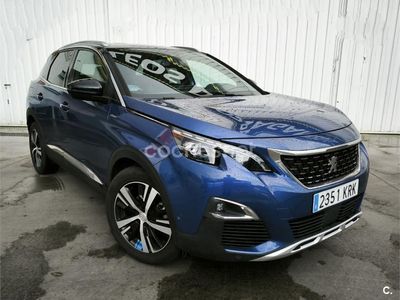 Usado Peugeot 3008 GT-line 165 CV (121 kW) 2018 Azul SUV