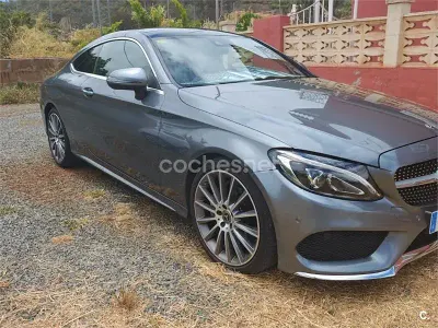 Usado Mercedes C220 170 CV (125 kW) 2017 Gris / plata Coupe