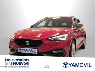 Usado Seat Leon FR 204 CV (150 kW) 2021 Rojo Familiar