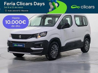 Usado Peugeot Rifter Active 100 CV (73 kW) 2022 Blanco Monovolumen
