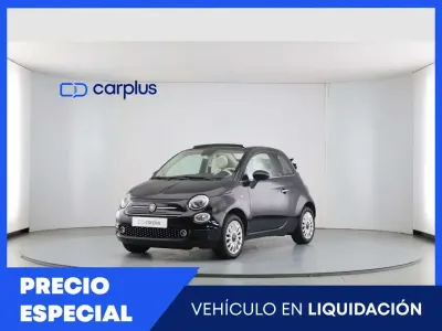 Usado Fiat 500C Lounge 69 CV (50 kW) 2019 Negro Descapotable