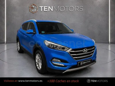 Usado Hyundai Tucson 115 CV (84 kW) 2018 Azul SUV