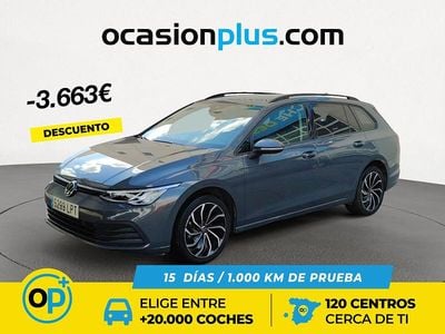 Gris Usado 2021 VW Golf VIII Life Familiar | 17.250 € (Precio justo)