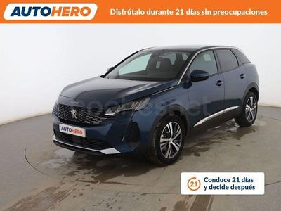 Usado Peugeot 3008 Allure 130 CV (95 kW) 2021 Azul SUV