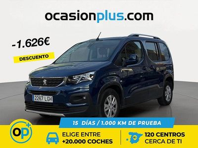Usado Peugeot Rifter Allure 130 CV (95 kW) 2020 Azul Monovolumen