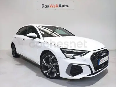 Usado Audi A3 S-Line 150 CV (110 kW) 2023 Blanco Berlina