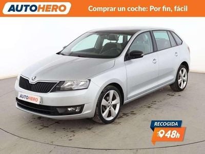 Usado Skoda Rapid Style 90 CV (66 kW) 2017 Gris Utilitario