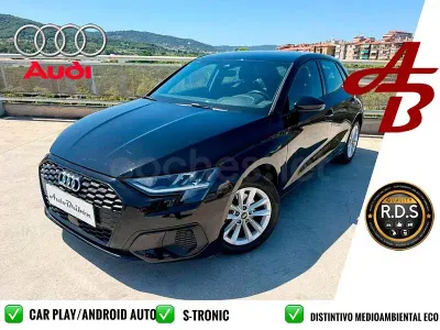 Usado Audi A3 110 CV (80 kW) 2022 Negro Berlina