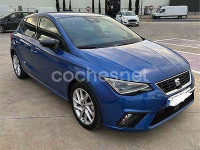 Usado Seat Ibiza FR 110 CV (80 kW) 2022 Azul Berlina