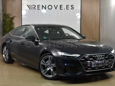 Usado Audi A7 Sportback S-Line 204 CV (150 kW) 2024 Azul Utilitario