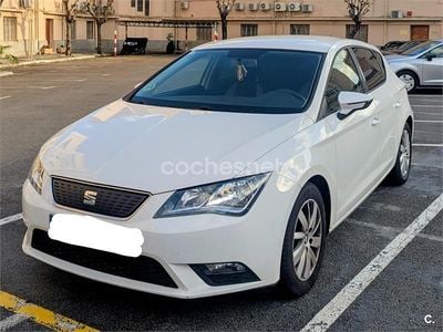Usado Seat Leon Ecomotive 105 CV (77 kW) 2014 Blanco Berlina