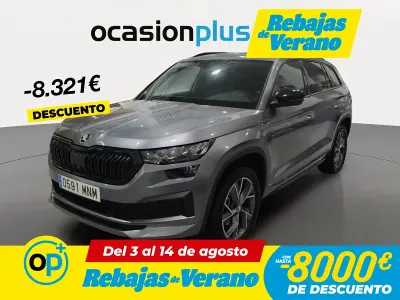 Usado Skoda Kodiaq SportLine 150 CV (110 kW) 2024 Gris SUV