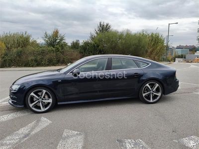 Usado Audi A7 Sportback S-Line 333 CV (244 kW) 2016 Azul Utilitario