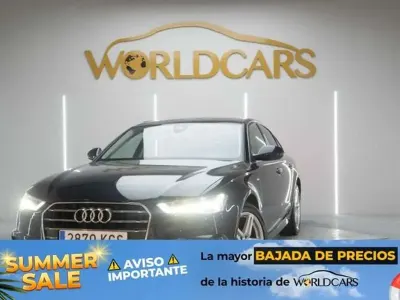 Usado Audi A6 190 CV (139 kW) 2018 Gris Familiar